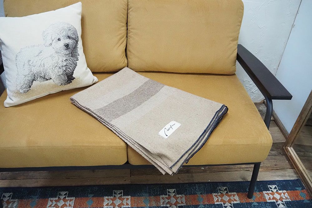 リサイクルウール マルチファブリック140x220cm ラグ ソファーカバー