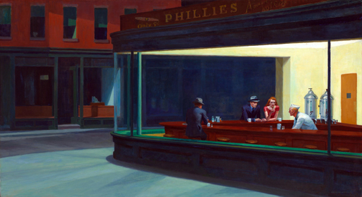 ナイトホークス Nighthawks, 1942. | エドワード・ホッパー Edward