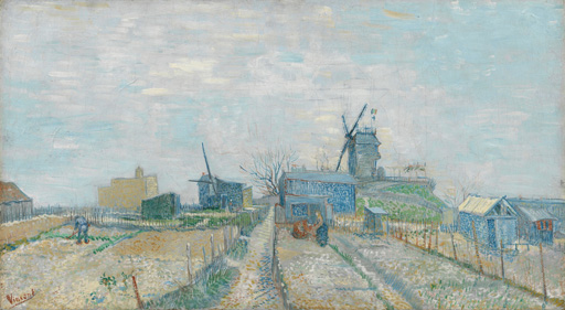 モンマルトル：風車と菜園 Montmartre: Windmills and Allotments