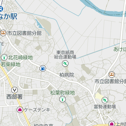 千葉県柏市の地図 | いつもNAVI