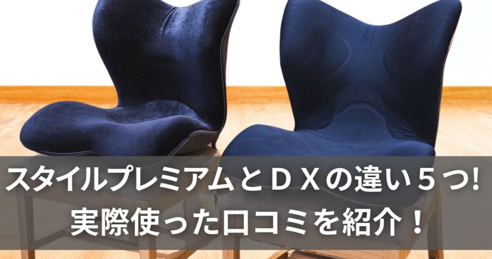 スタイルプレミアムとDXの違いは5個！使ってみたレビューや口コミを