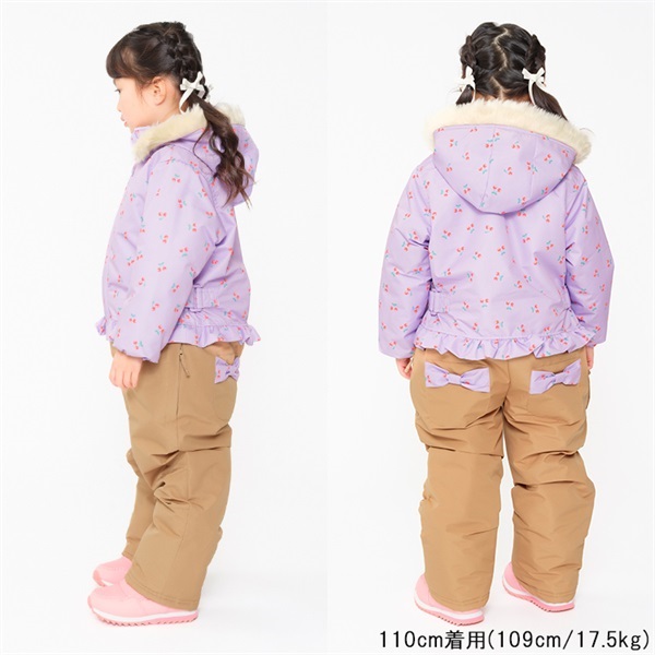 チェリー柄切替スノーコンビ スノー｜子供服・ベビー服の通販はこども