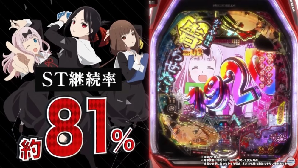 新台】SANKYOパチンコ新台「Pフィーバーかぐや様は告らせたい」公式PV