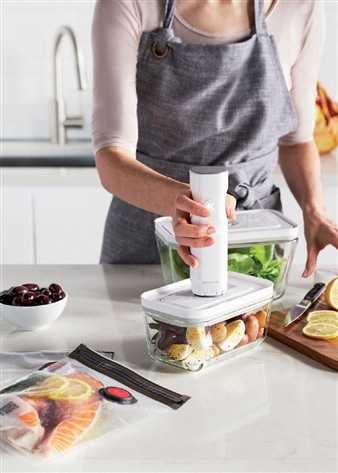 ツヴィリング】FRESH & SAVE 真空保存スターターセット, ガラス / S/M