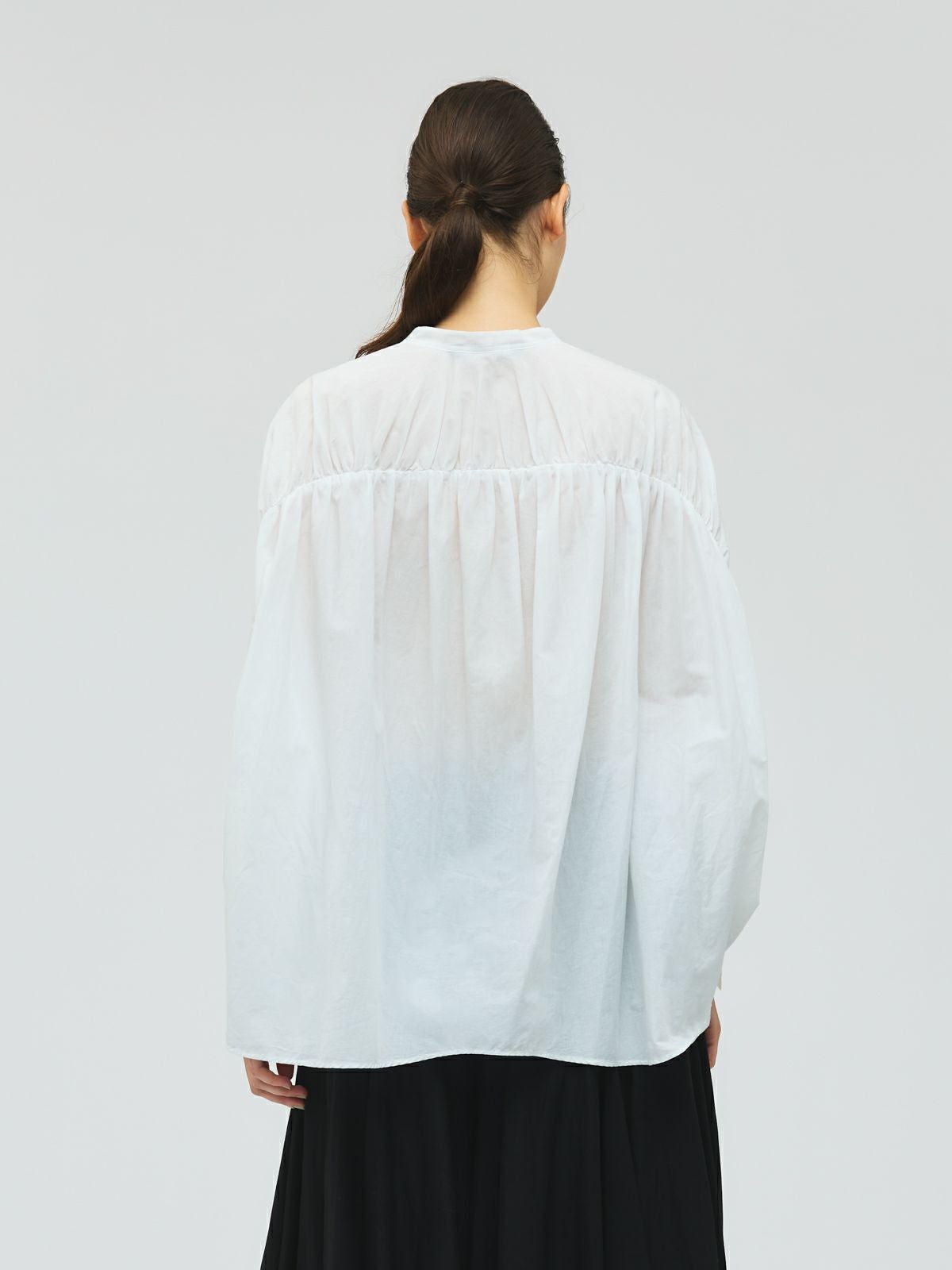 mizuiro ind バックギャザーワイドシャツ｜ MARcourt ONLINE STORE