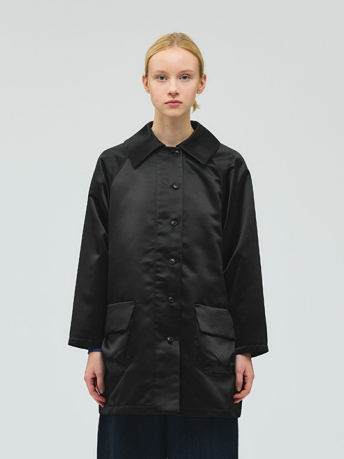 mizuiro ind サテンドルマンコート｜ MARcourt ONLINE STORE