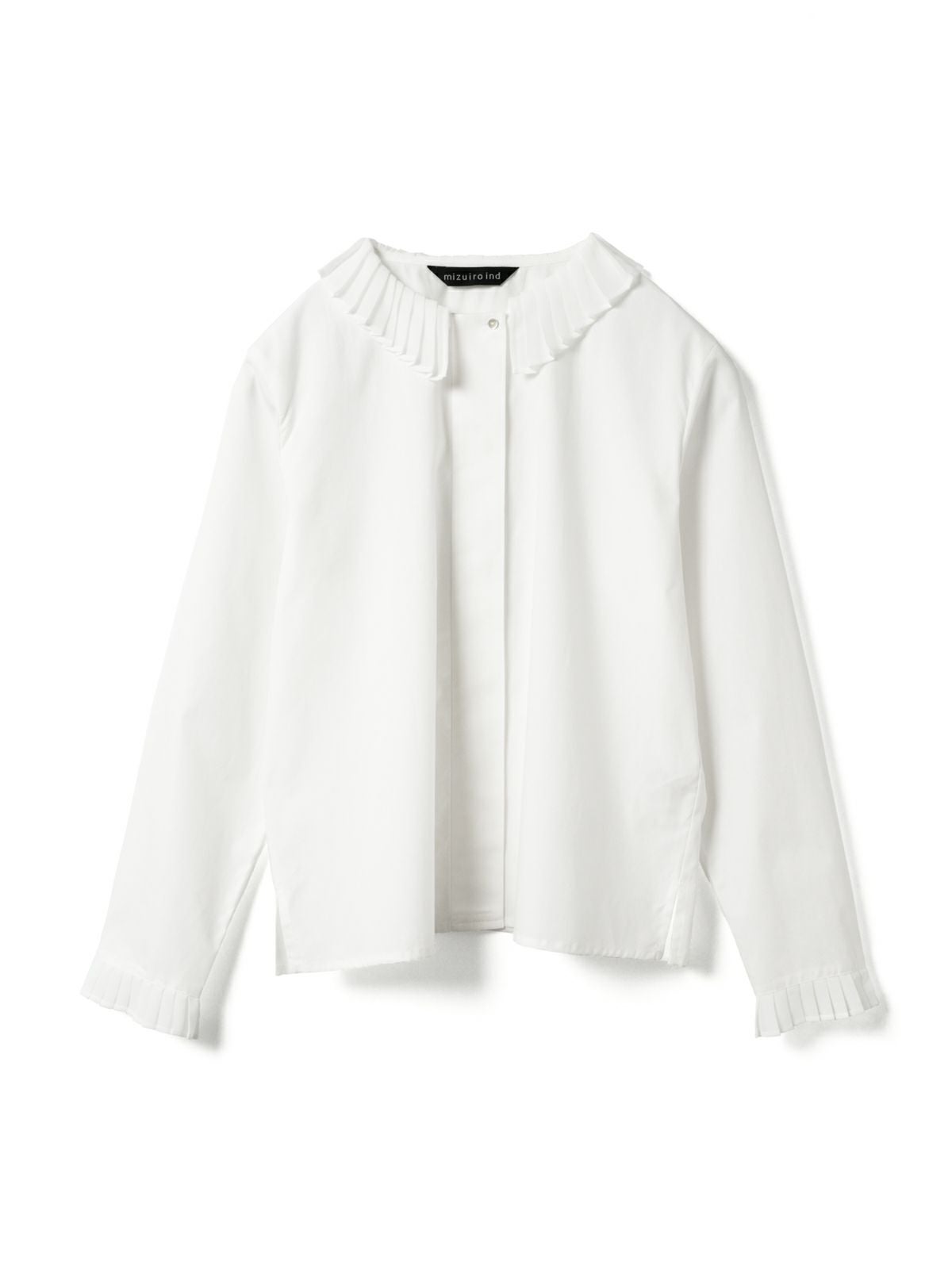 mizuiro ind プリーツカラーシャツ｜ MARcourt ONLINE STORE