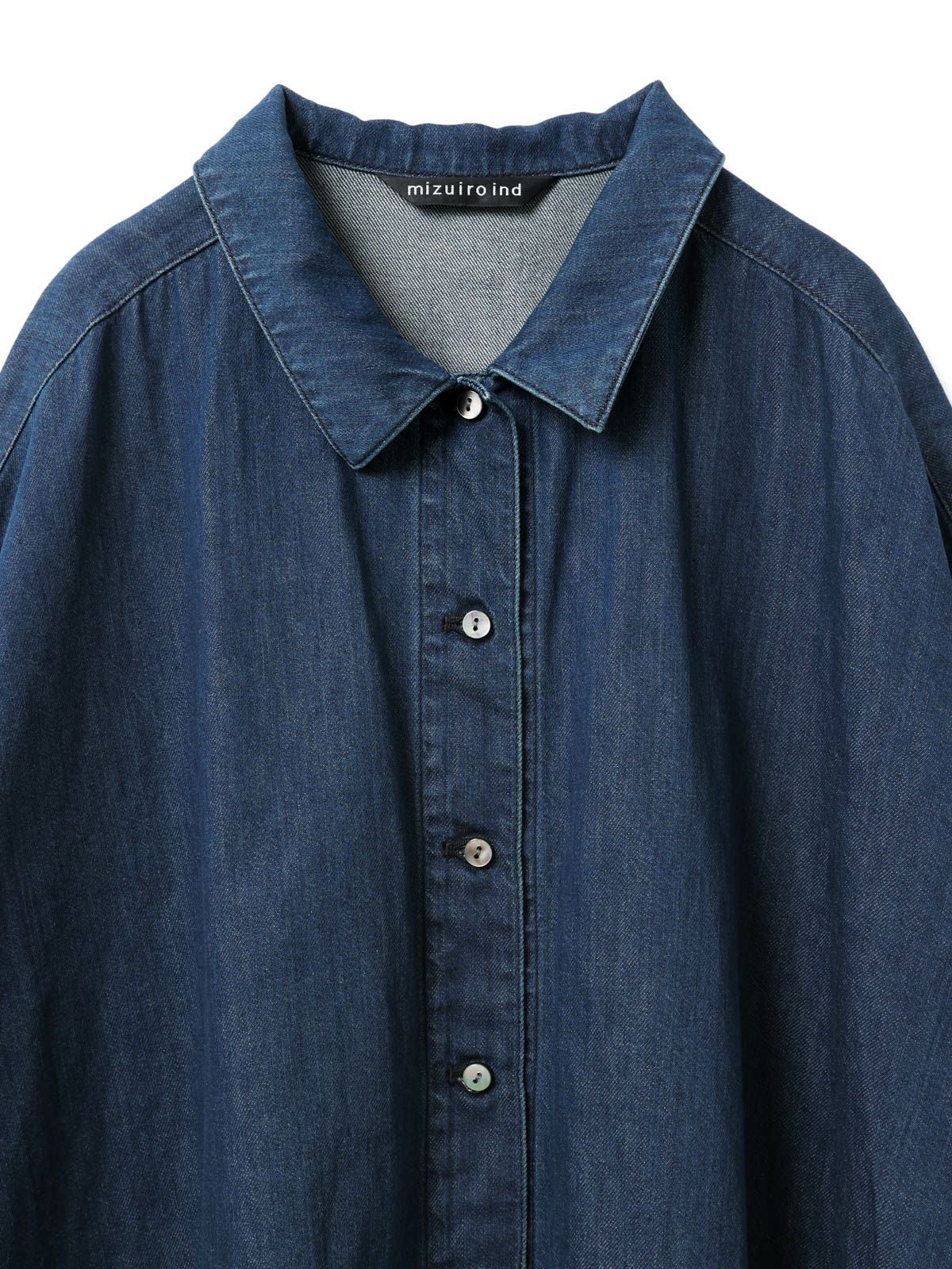 mizuiro ind デニムワイドシャツ｜ MARcourt ONLINE STORE
