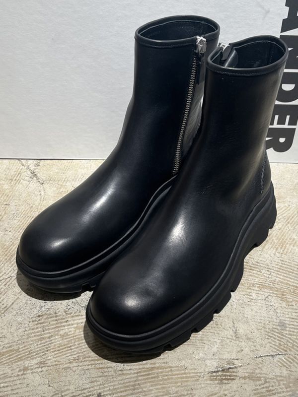 JIL SANDER（ジルサンダー） カーフレザー サイドジップブーツ