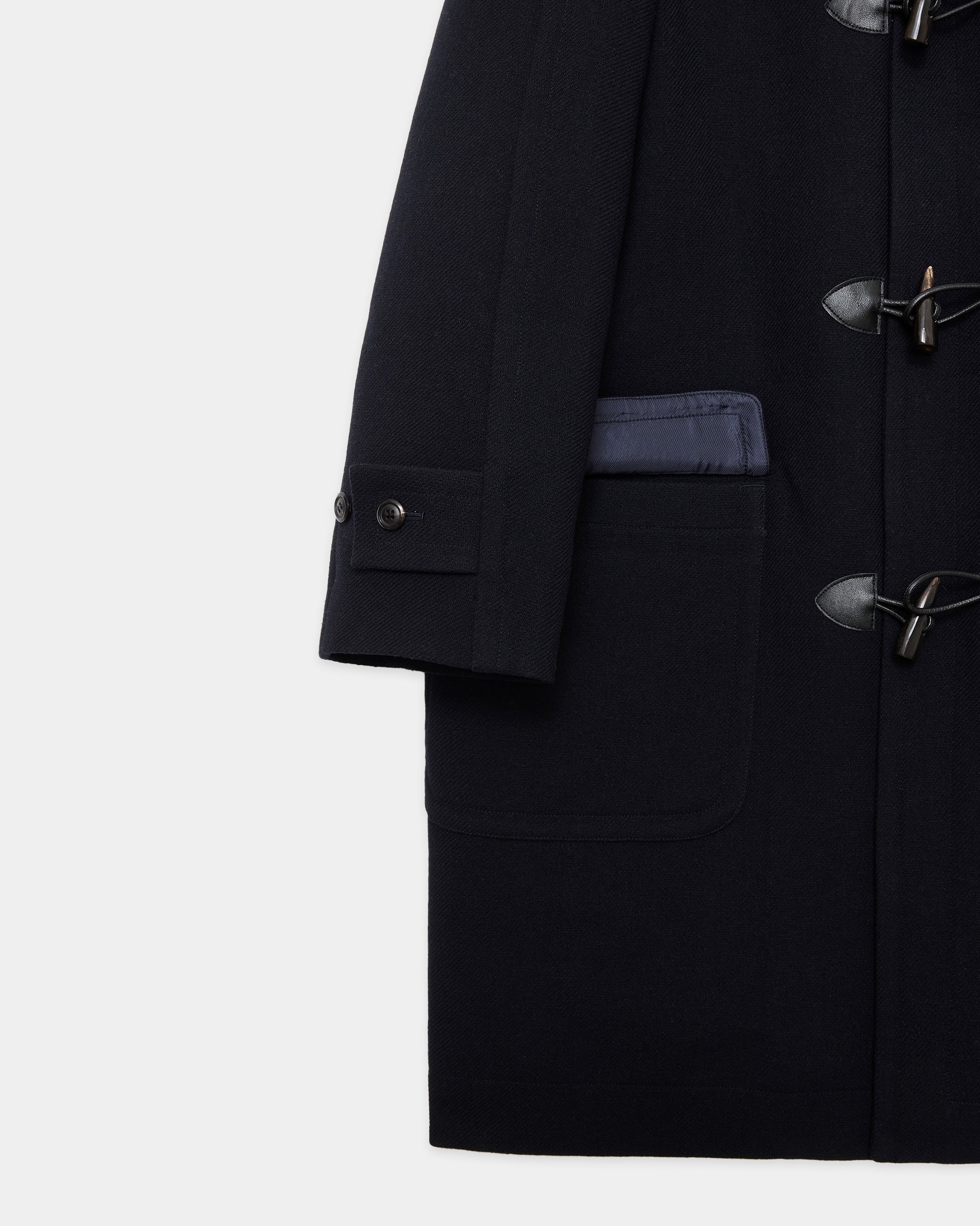 ウールヴィンテージダブルクロス / ダッフルコート, Dark Navy – MARKAWARE