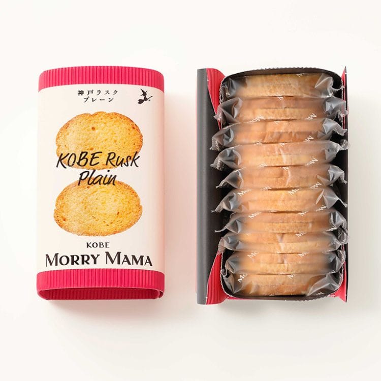 ラスク 波の魔法箱 〈プレーン〉20枚入（神戸モリーママ）(【宅配