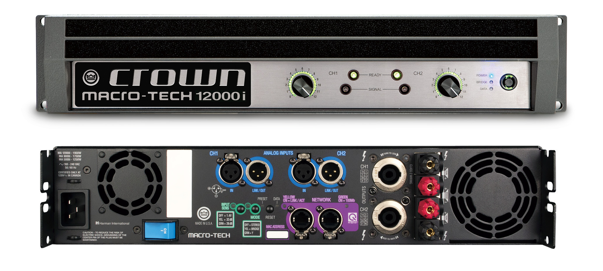 アンプ AMCRON MACRO-TECH 5000i made in USA アンプ AMCRON MACRO