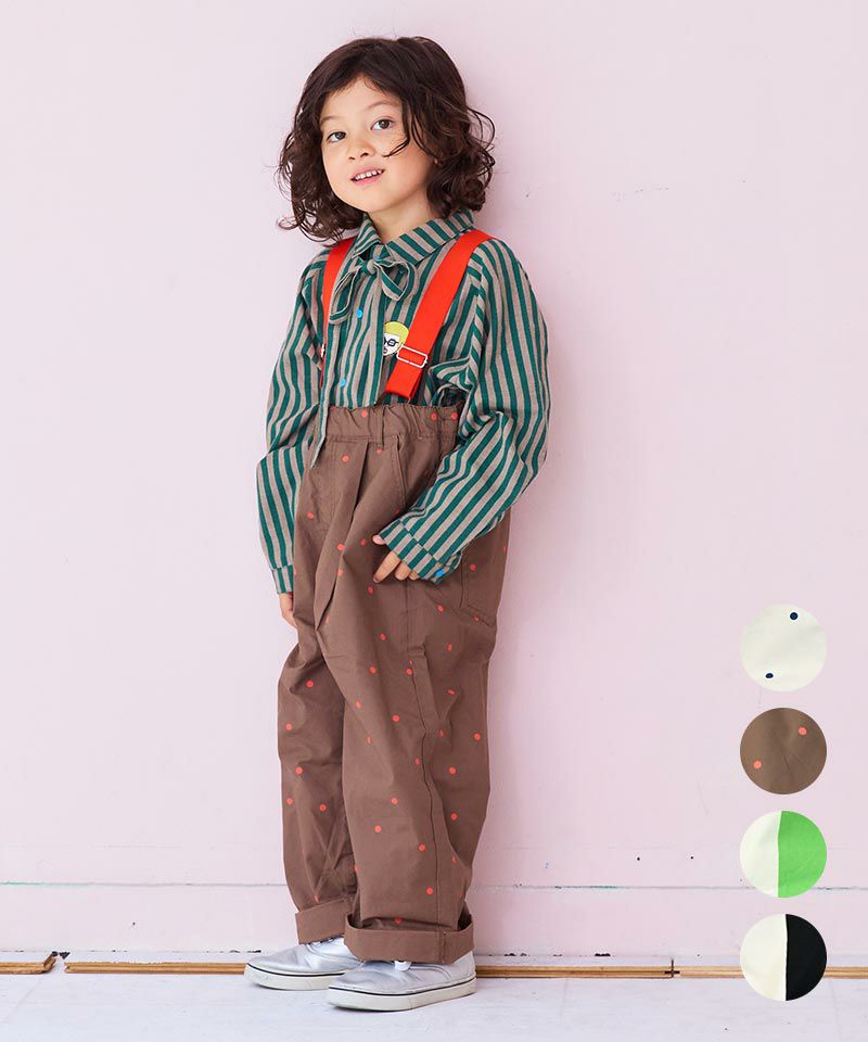 ツイル総柄エヴォルブサロペット ｜ ボトムス ｜ 子供服のセレクト