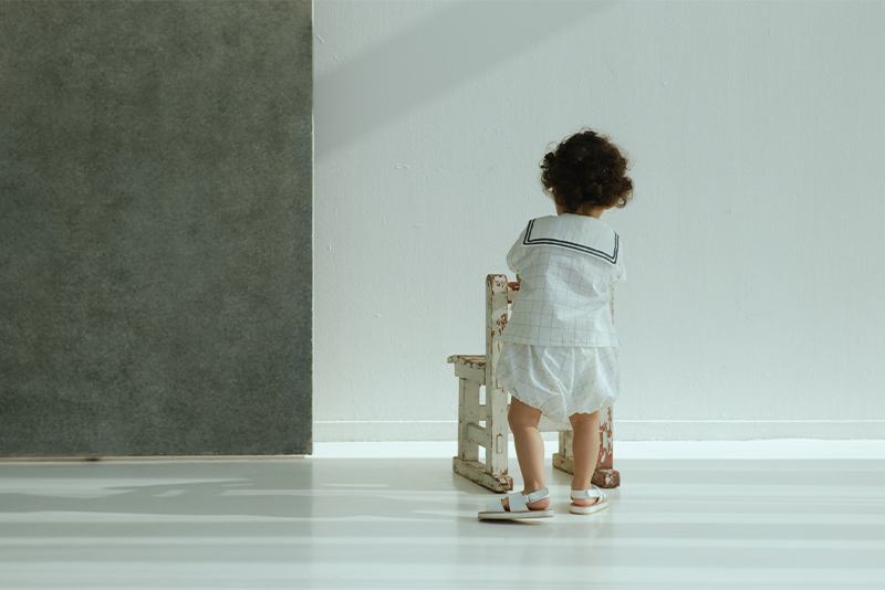 paddle rompers graph white | ギフト・スタイ・出産祝いのMARLMARL