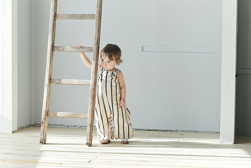 loisir salopette 3 stripe | ギフト・スタイ・出産祝いのMARLMARL