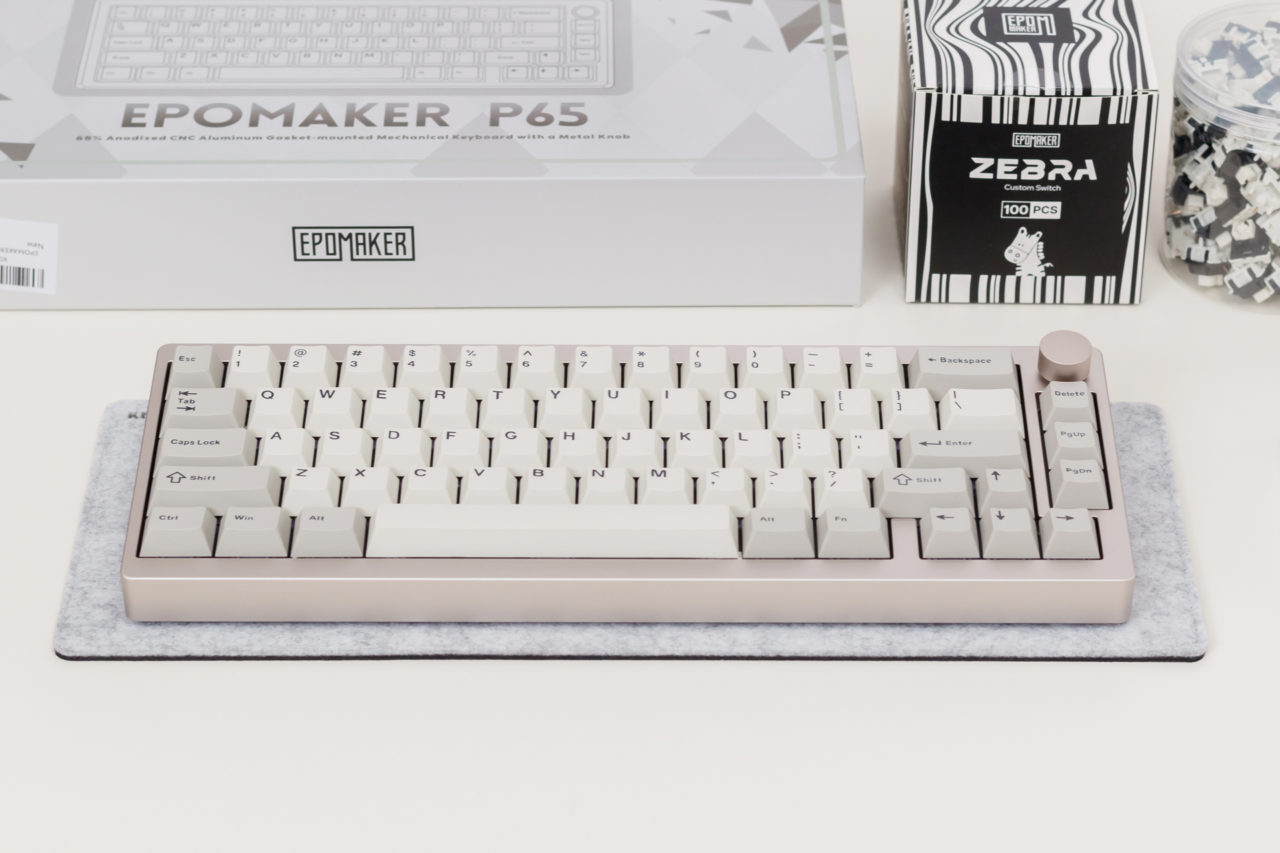 65%×アルミ×極上のコトコト音【Epomaker P65】レビュー：追加情報あり