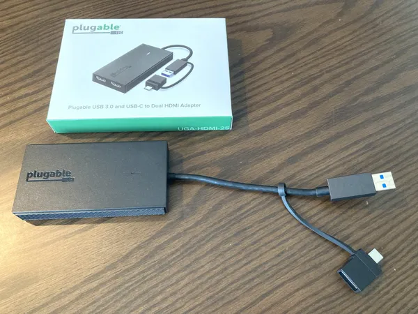 Plugable USB-C Adapter + Macbookで外部ディスプレイ3枚を実現する方法