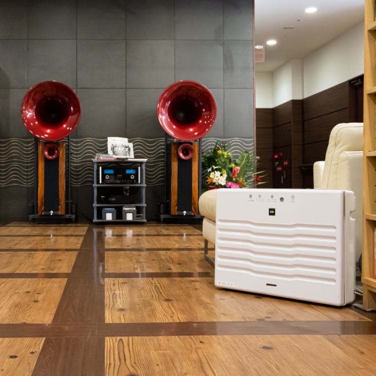 マスククリーン｜大会議室、病院のロビー等の大空間を除菌、消臭。