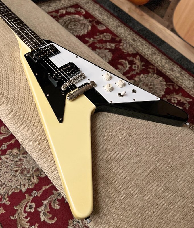 USED Greco MSV-650 Vintage 1984 MIJ V-Style Guitar - MSV65