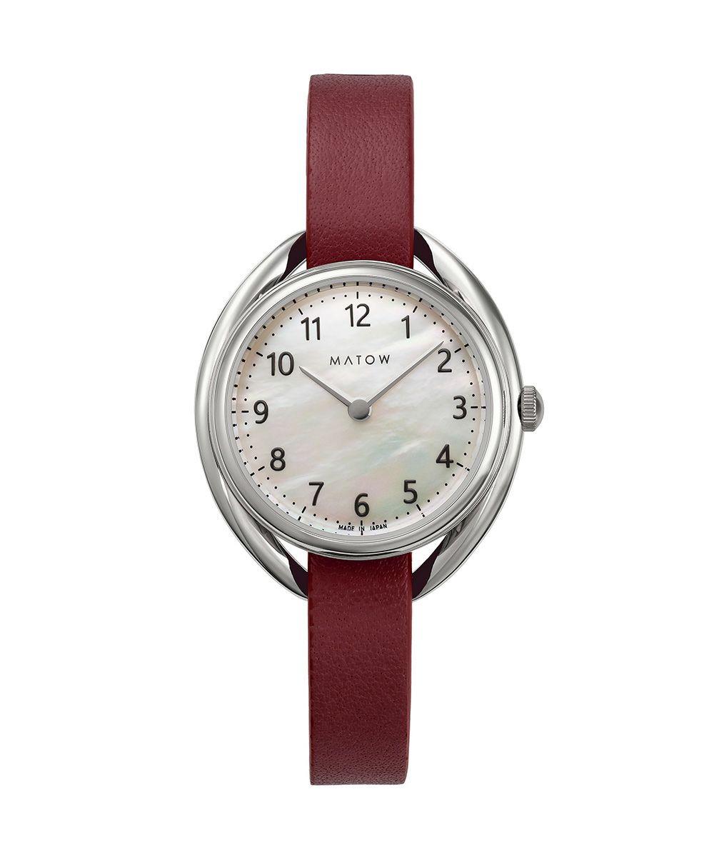 MATOW マトウ SHIKI ROUND SILVER / AKI ケイトウ レディース 腕時計