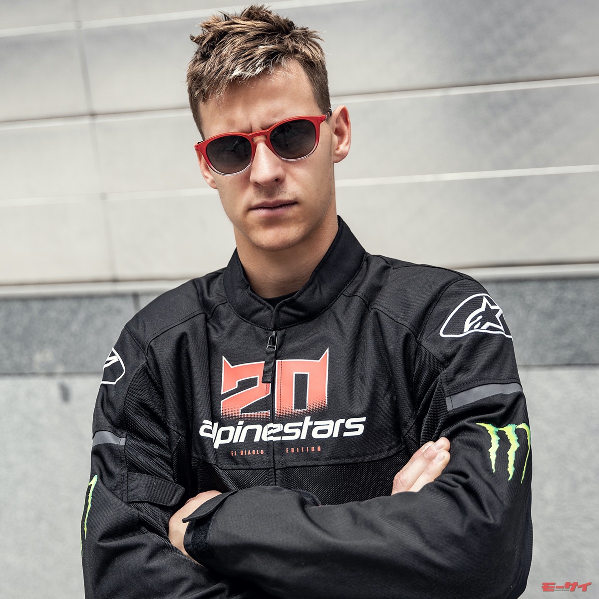 クアルタラロ」コラボの【alpinestars】「FQ20 ZACA AIR MONSTER