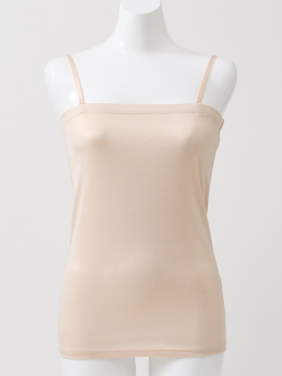 ラメカット素材キャミソール (M ブラック): AIMER | エメ ｜ミマツ