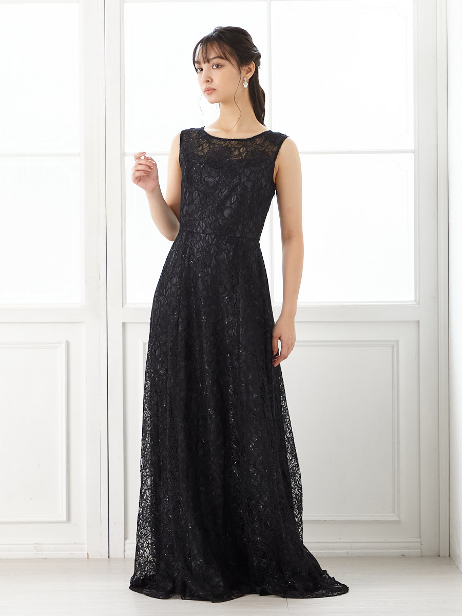 コードレースロングドレス(M ブラック): AIMER | エメ ｜ミマツ