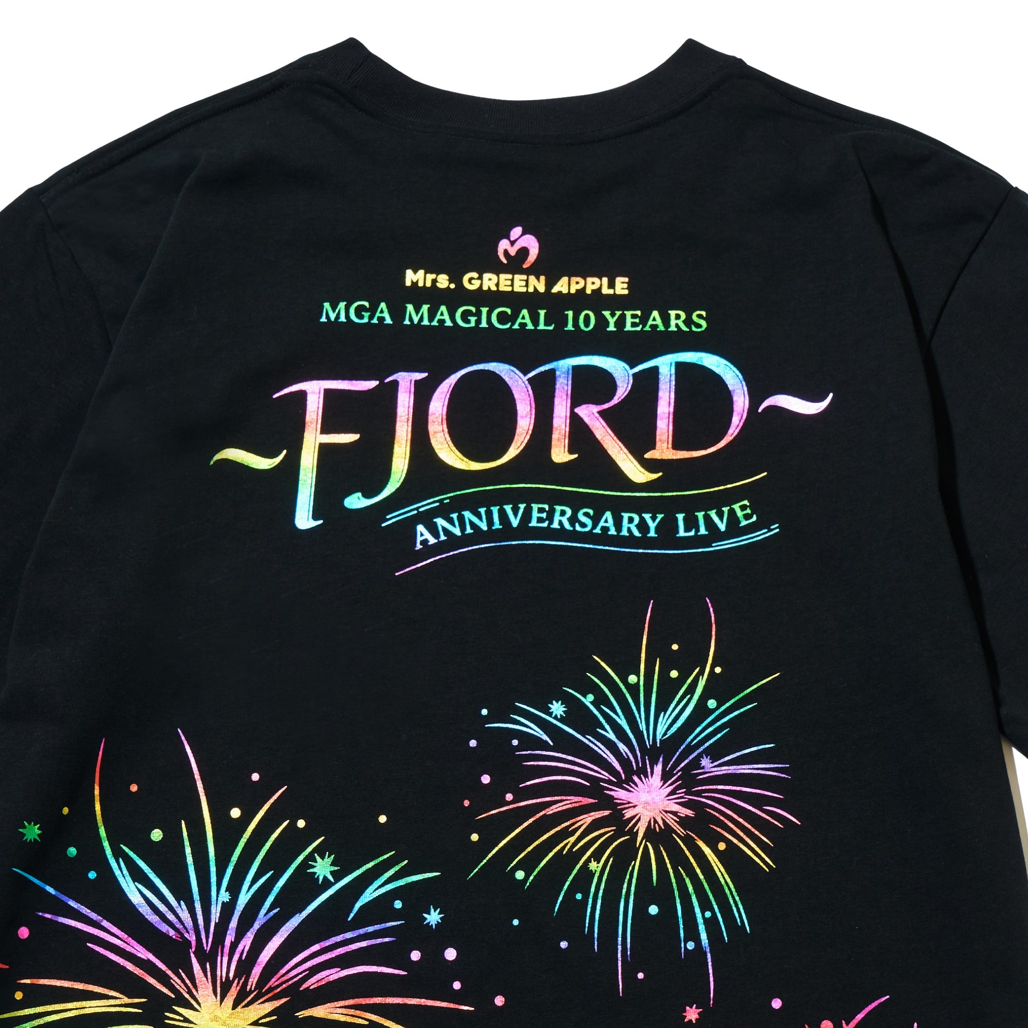 FJORD アニバーサリーTシャツ / ブラック – Mrs. GREEN APPLE OFFICIAL