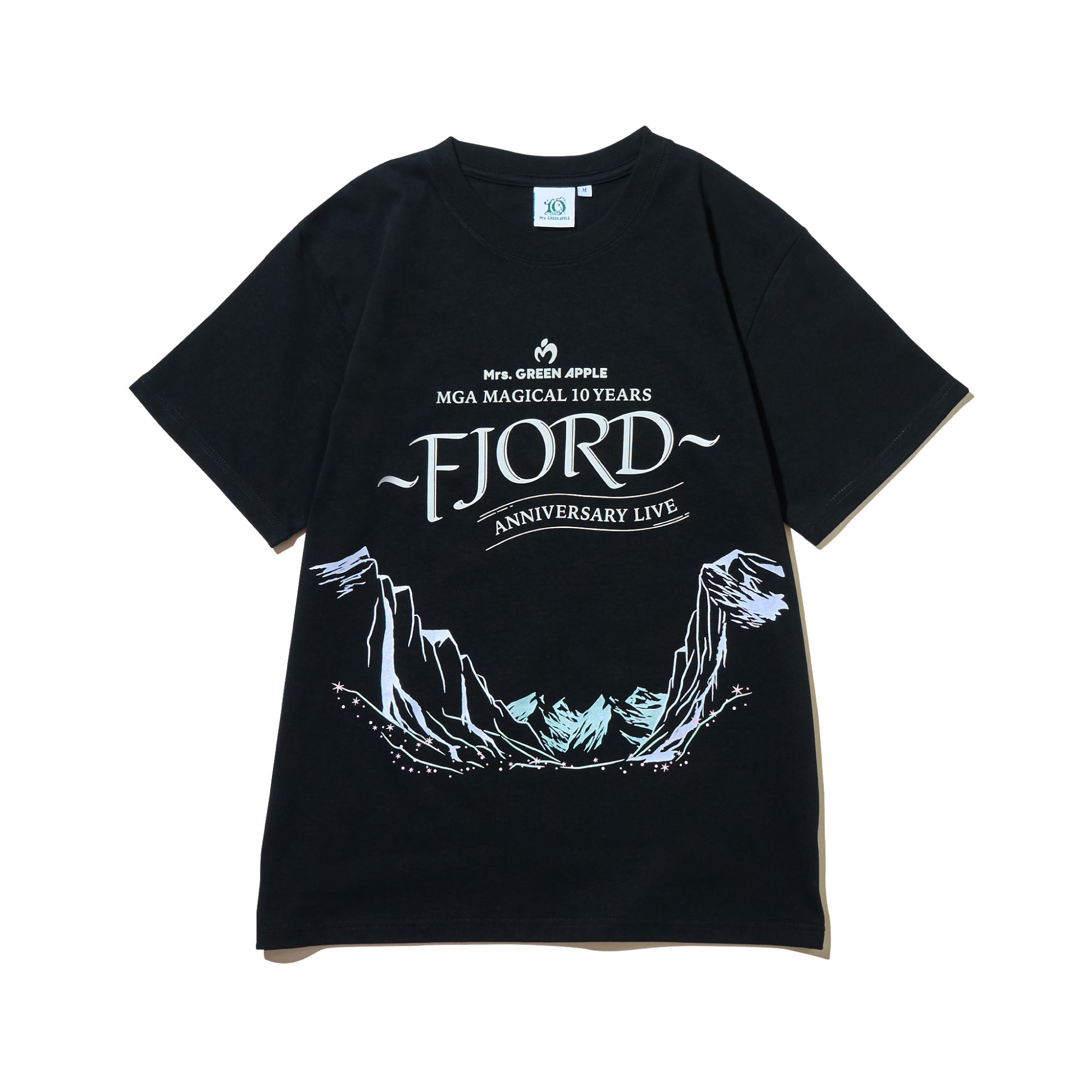 FJORD ロゴTシャツ / ブラック – Mrs. GREEN APPLE OFFICIAL STORE
