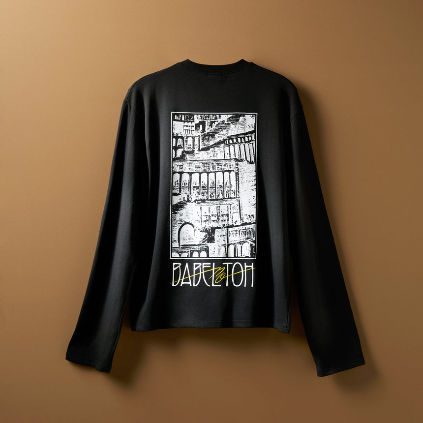愛知公演】“BABEL no TOH” ロングスリーブTシャツ / ブラック – Mrs