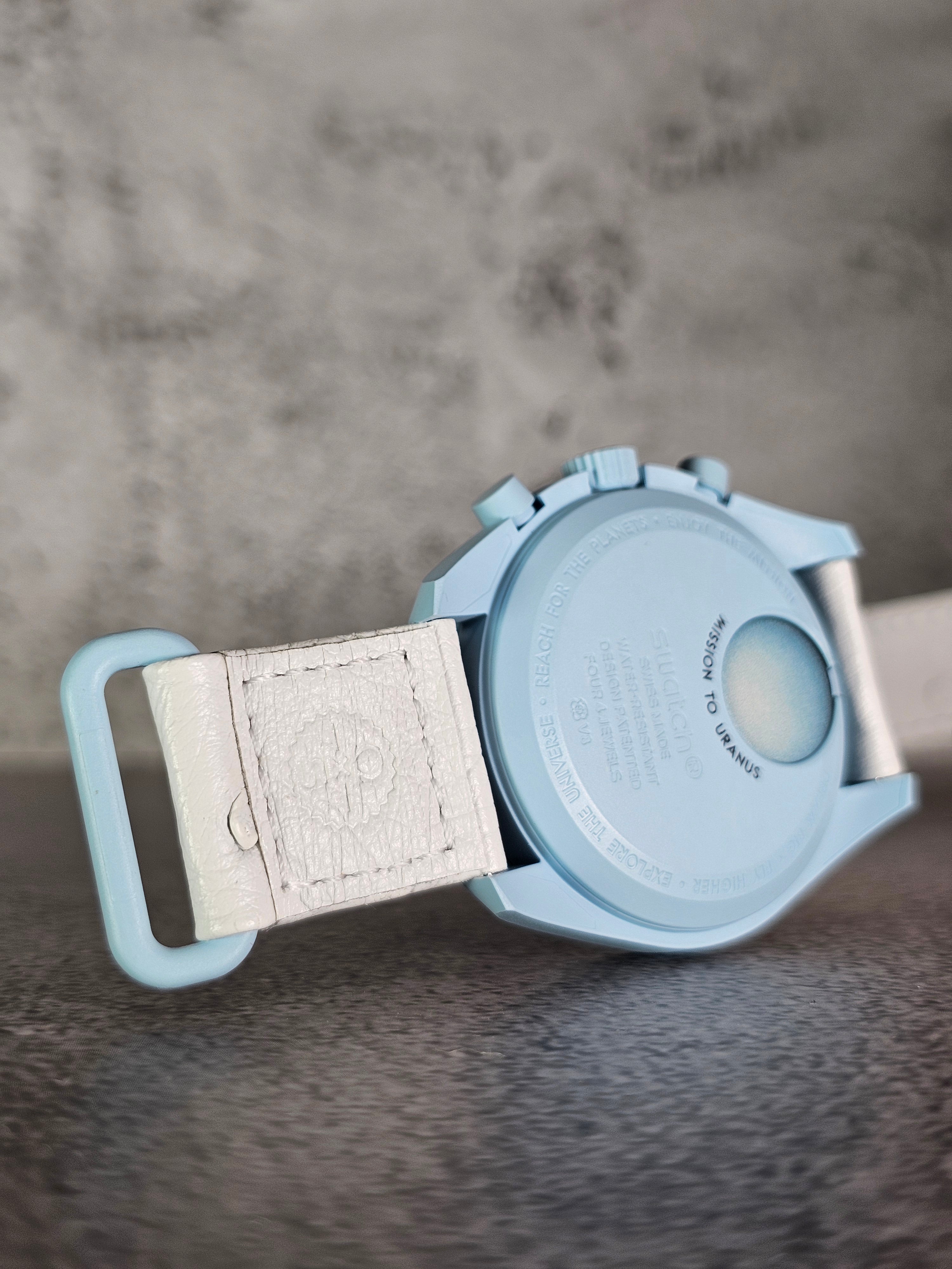 Omega X Swatch MoonSwatch Collection: Ostrich Uranus – MGB WATCHES