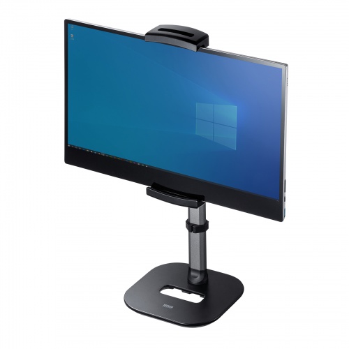 モバイルモニター用伸縮アームスタンド(高さ調節タイプ)【メモリ