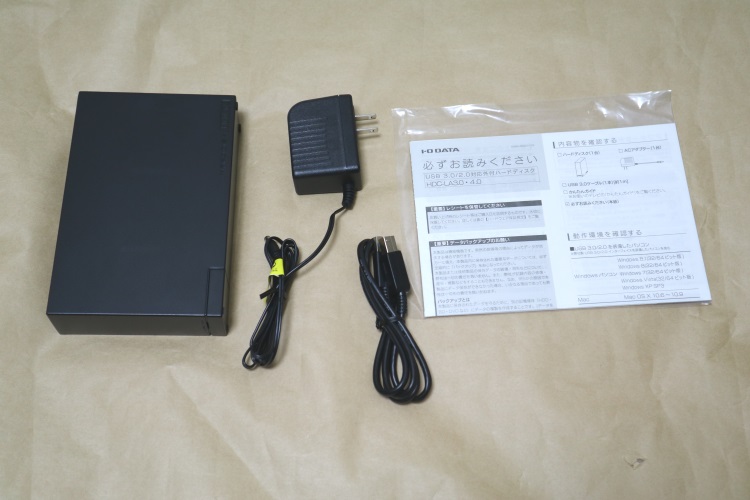 4TBの外付けHDD IODATA HDC-LA4.0のレビュー | メモトラ