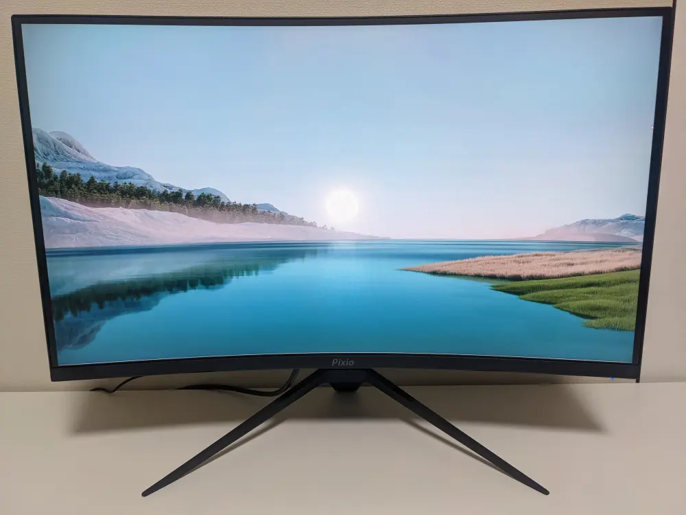 Pixio PXC277のレビュー！湾曲パネル採用のWQHD+165Hzゲーミング