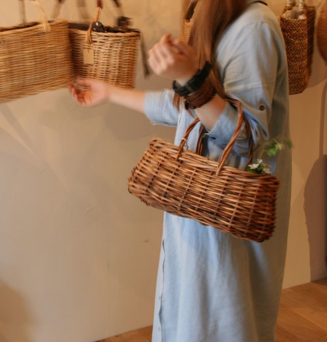 かご・バスケット・雑貨 - menui | 皮付きの希少ラタン 【arorog