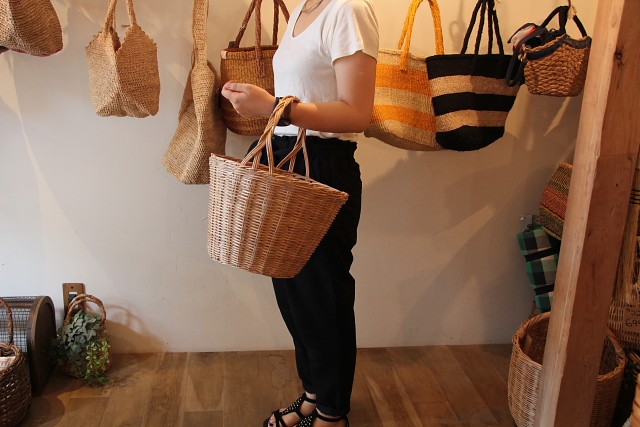 かご・バスケット・雑貨 - menui | 【ラタン ワンハンドルバスケット