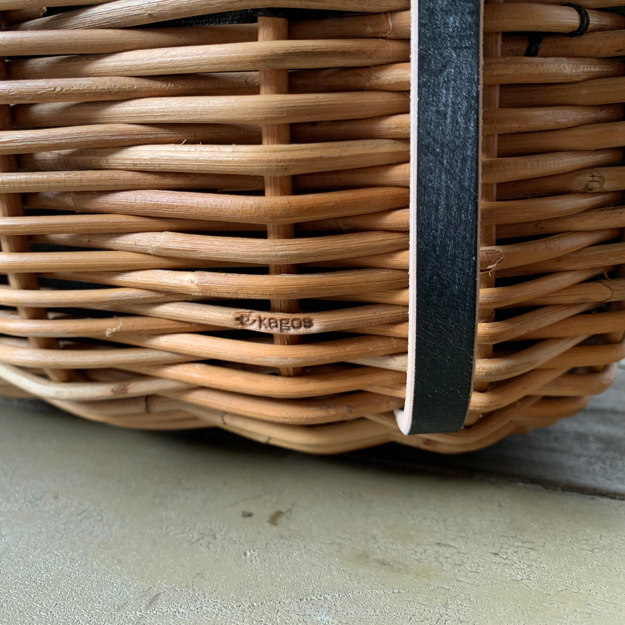 ebagos｜スウィート・P・バスケット リネンかぶせ｜23AW #13601｜KA