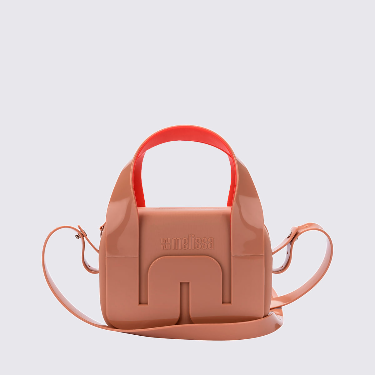 Melissa Station Bag Marrom Vermelho - Menina Shoes