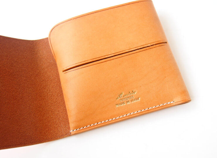 イルミーチョ｜ilmicio｜二つ折り財布｜ORIGAMI｜ナチュラル