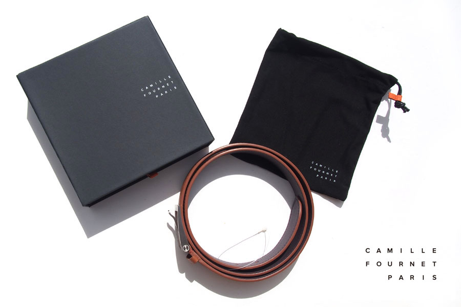 カミーユ・フォルネ｜Camille Fournet｜グレインレザーベルト｜100｜01