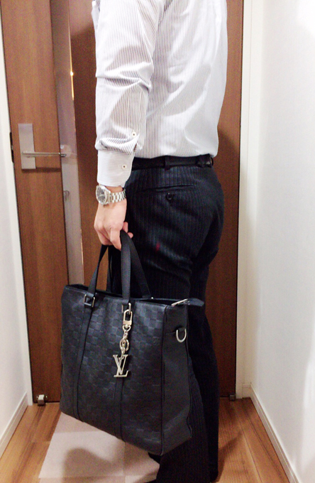 ルイヴィトンダミエアンフィニ（タダオ）トートバッグを約3年間使って