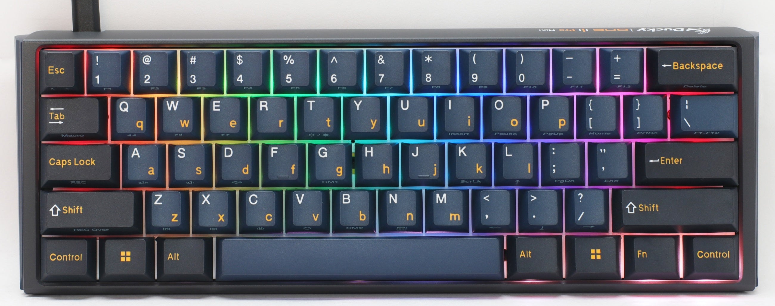 Ducky One 3 Mini Pro Nazca 8K 60% Hotswap RGB Triple Shot PBT Keyboard