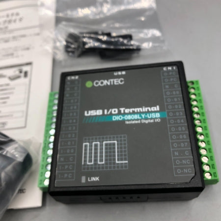 コンテック 絶縁型デジタル入出力ターミナル DIO-0808LY-USB | FA機器