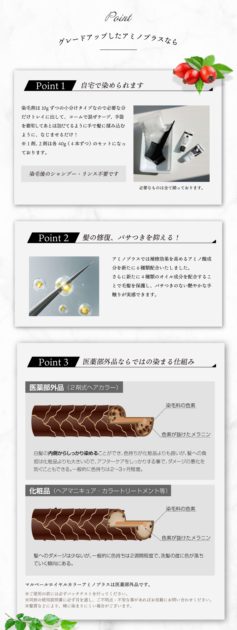 マルベールロイヤルカラーアミノプラス【白髪染め・医薬部外品