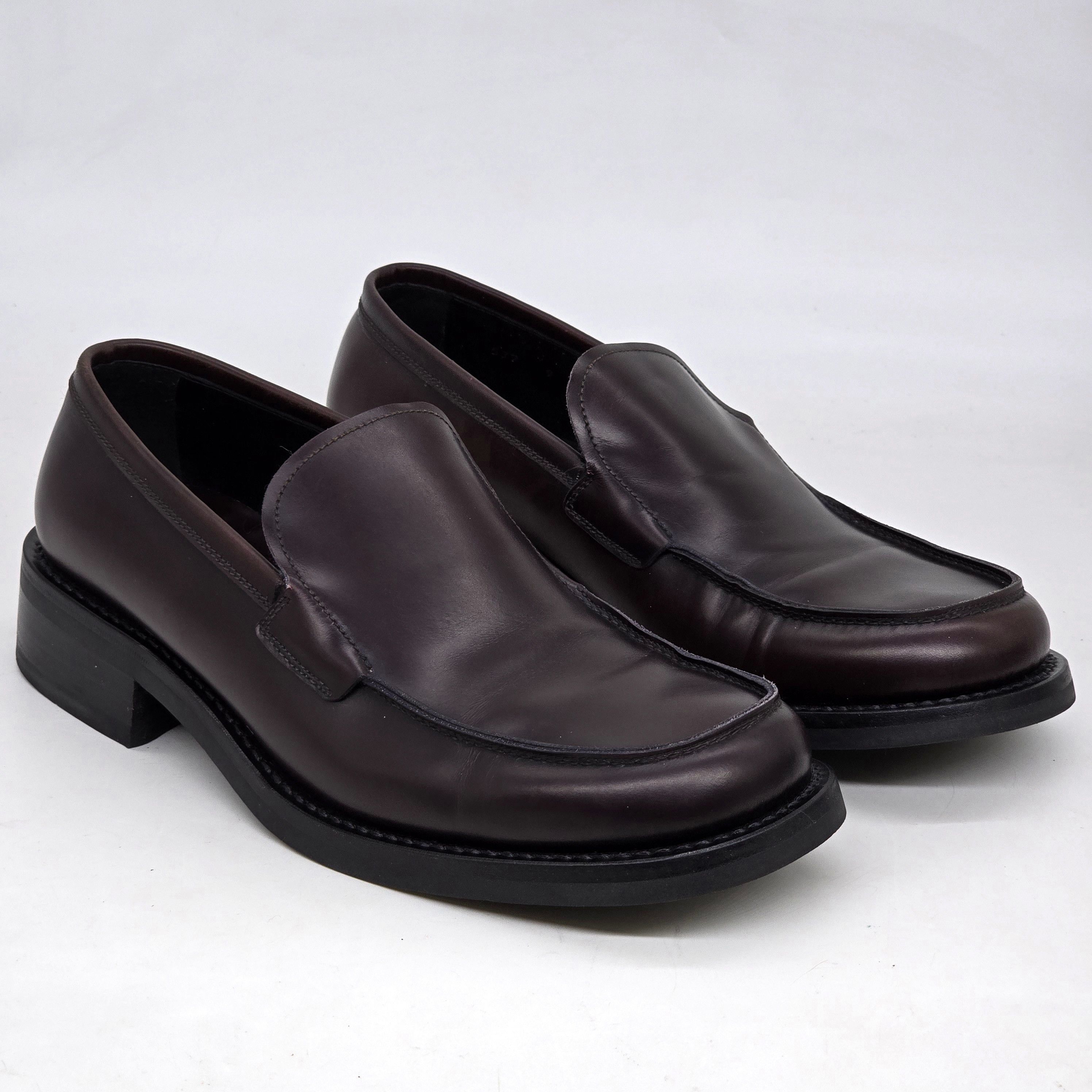 Prada Square Toe Loafers | Grailed