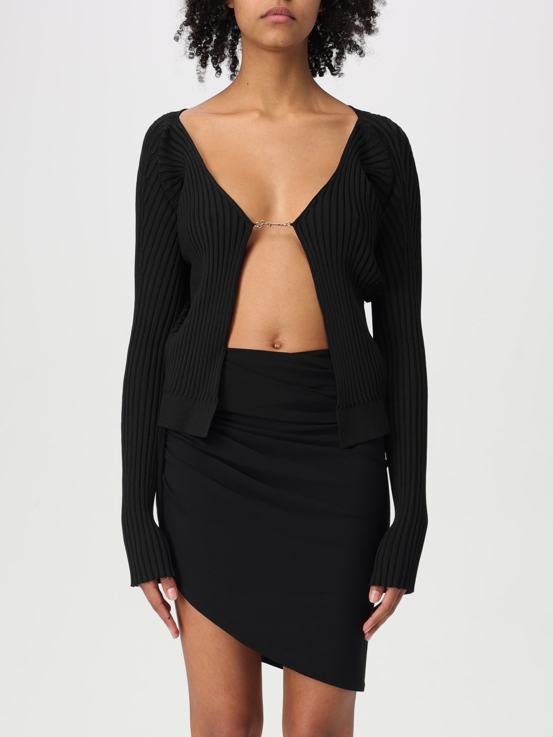 Jacquemus Cardigan woman - Black | 223KN5002190 | GIGLIO.COM