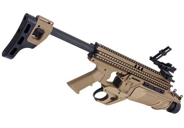 VFC MK13 MOD 0 Enhanced Grenade Launcher Module (Tan, Deluxe