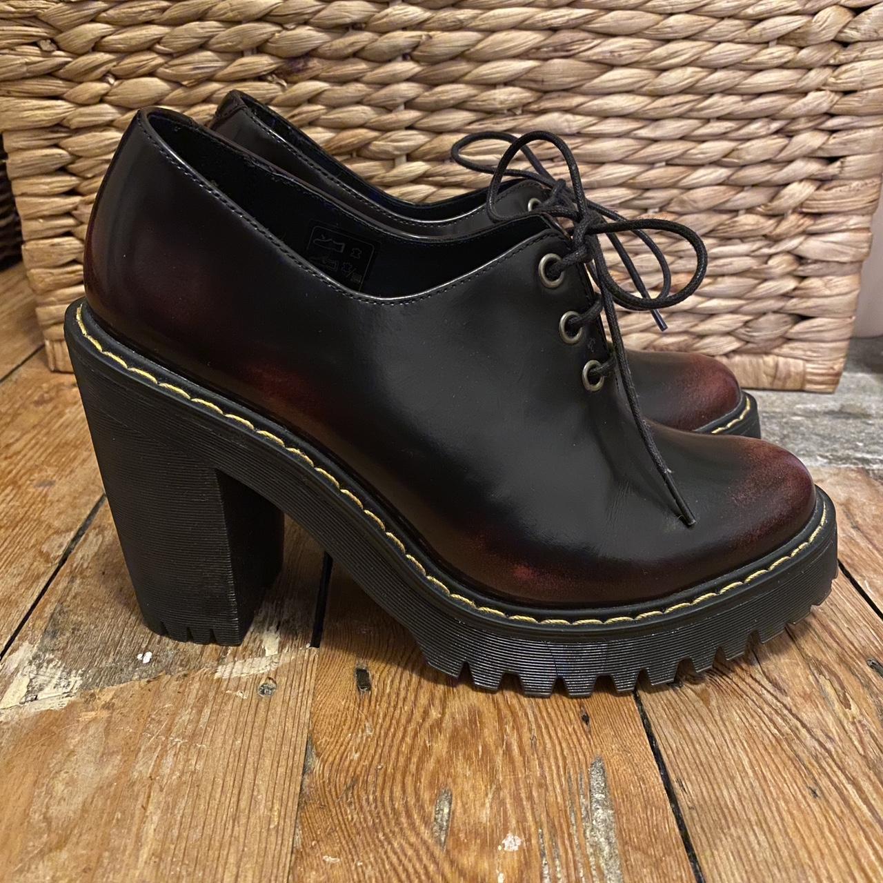 Dr. Martens Salome II cherry red arcadia leather | Depop