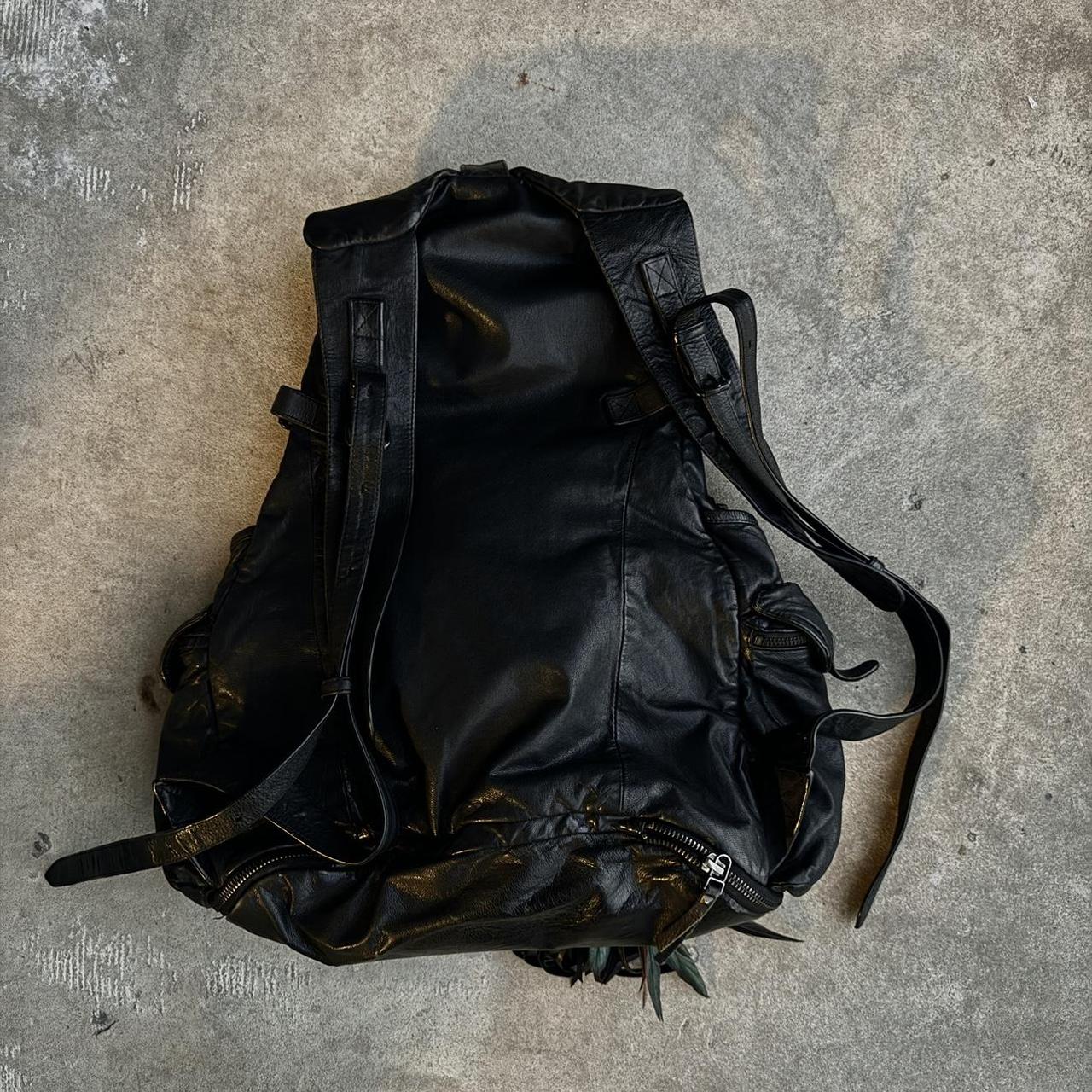 14th Addiction Leather Clasp Backpack Type of shit | Depop