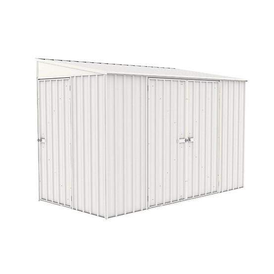 ABSCO 10 ft. x 5 ft. Metal Bike Shed, Surfmist at Tractor Supply Co